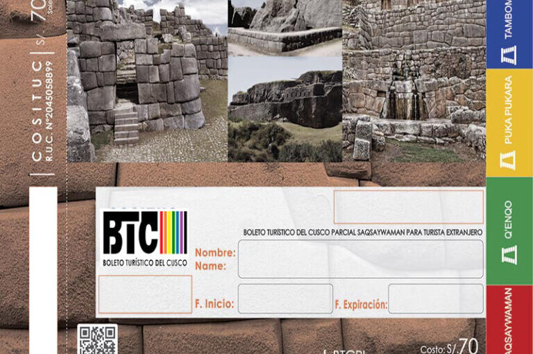 CUSCO TOURIST TICKETS USEFUL INFORMATION