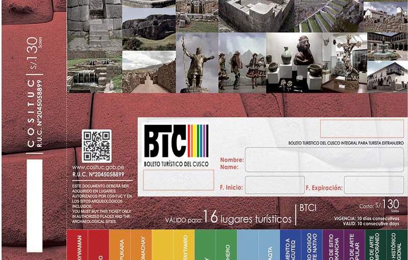 CUSCO TOURIST TICKETS USEFUL INFORMATION